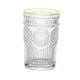 thumbnail image 2 of Taza De Cristal Para Café Helado Con Girasol, Taza De Té Retro En Relieve, Regalos De Cumpleaños Para Amigos, Borde Dorado Alto, 2 of 3