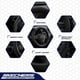 thumbnail image 3 of Funda de volante Skechers Air Cool Mesh Leather negra, 3 of 7