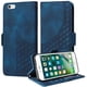 thumbnail image 4 of Carcasa FOXDOCK iPhone 6 Plus de cuero PU, diseño acolchado clásico, protección contra caídas y rayones, 4 of 5