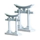 thumbnail image 2 of 2x Acuario Torii Imitación Piedra Puerta Torii Cueva Escondite Puerta Torii Japonesa, 2 of 5