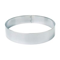 Imahe - Molde Redondo Acero Inox 24 X 4.5 X 1 Mm