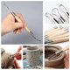 thumbnail image 5 of Kit de herramientas para modelado de arcilla Augernis de 14 piezas en aluminio y madera, 5 of 8