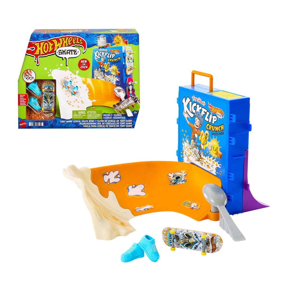 Pistas De Carrera - Hot Wheels Skate - Set Bowl De Cereal.