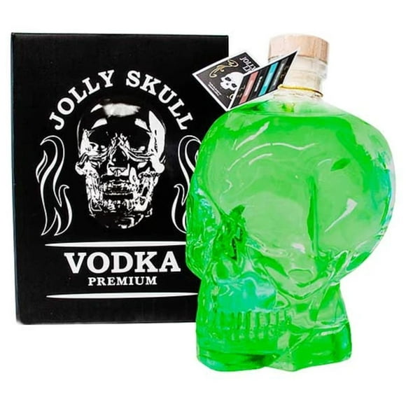 Vodka Calabera Jolly skull Apple 20° 1 Litro