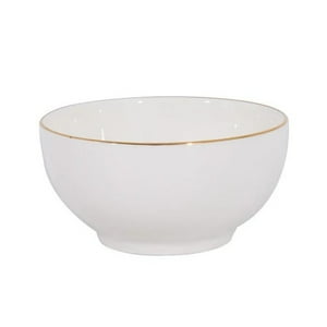 Disparo - Bowl 15Cm De Porcelana Royal Borde Dorado Menaje Cocina