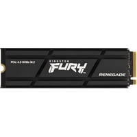 Unidad Ssd M.2 Nvme Kingston Fury Renegade+Disipador 2T Ps5 Negro