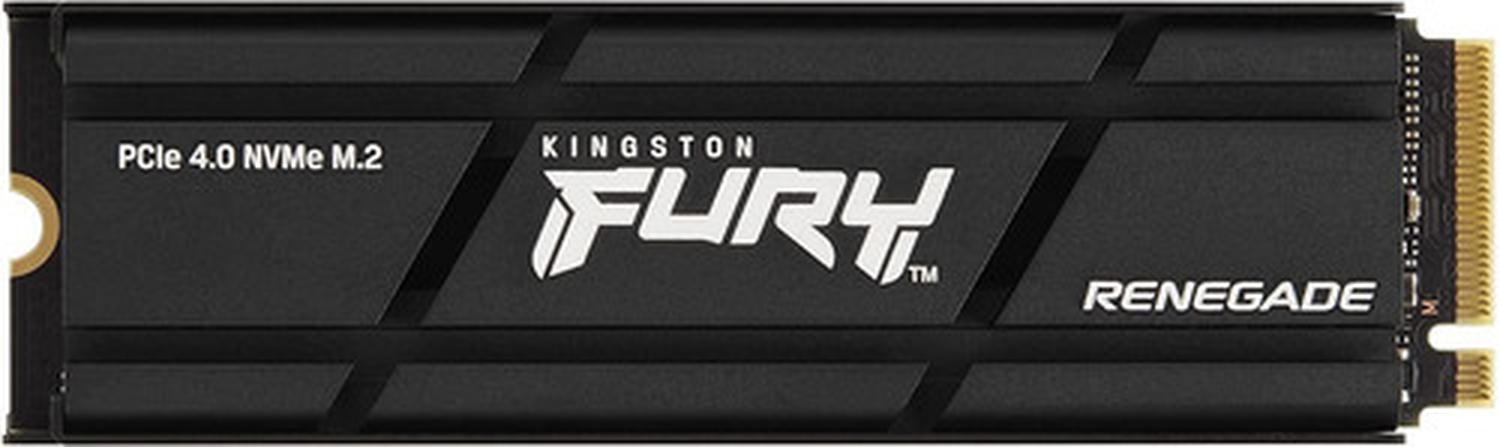 Unidad Ssd M.2 Nvme Kingston Fury Renegade+Disipador 2T Ps5 Negro