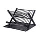 thumbnail image 3 of Estante Para Secar Platos, Vajilla Plegable Con Escurridor Para Cafetería, Restaurante, Hogar, Negro, 3 of 3