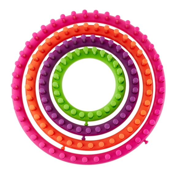 Set de telares de punto Loops & Threads 14 cm, 19 cm, 24 cm, 29 cm
