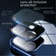 thumbnail image 4 of Estuche protector de metal con doble hebilla magnética para iPhone 15 Pro Max con gafas anti-espía y doble hebilla para Apple 14, 4 of 5