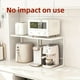 thumbnail image 2 of 1pc Kitchen Storage Rack, Air Fryer Rack, Spice Rack, Kitchen Appliance Storage Rack, Kitchen Rack, Rack For Rice Cooker, Coffee Maker, Stand Mixer, And Blender, Kitchen Gadgets And Kitchen Organizati, 2 of 2