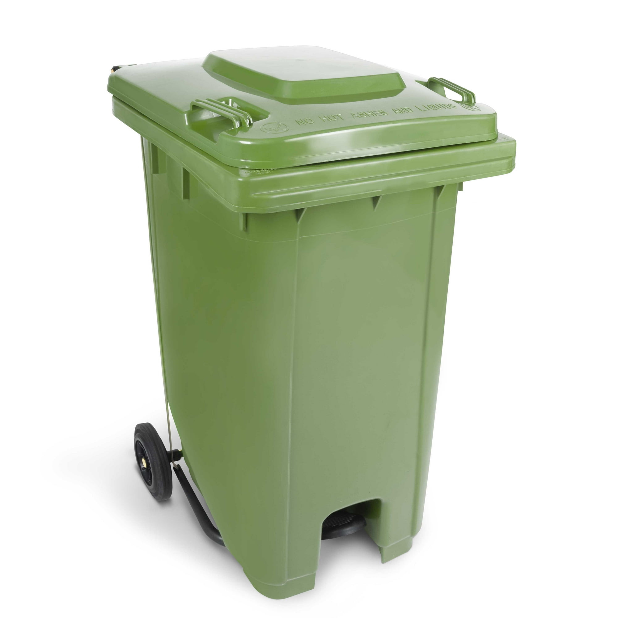 Recilock - Basurero Con Pedal Central 120 Litros - Verde