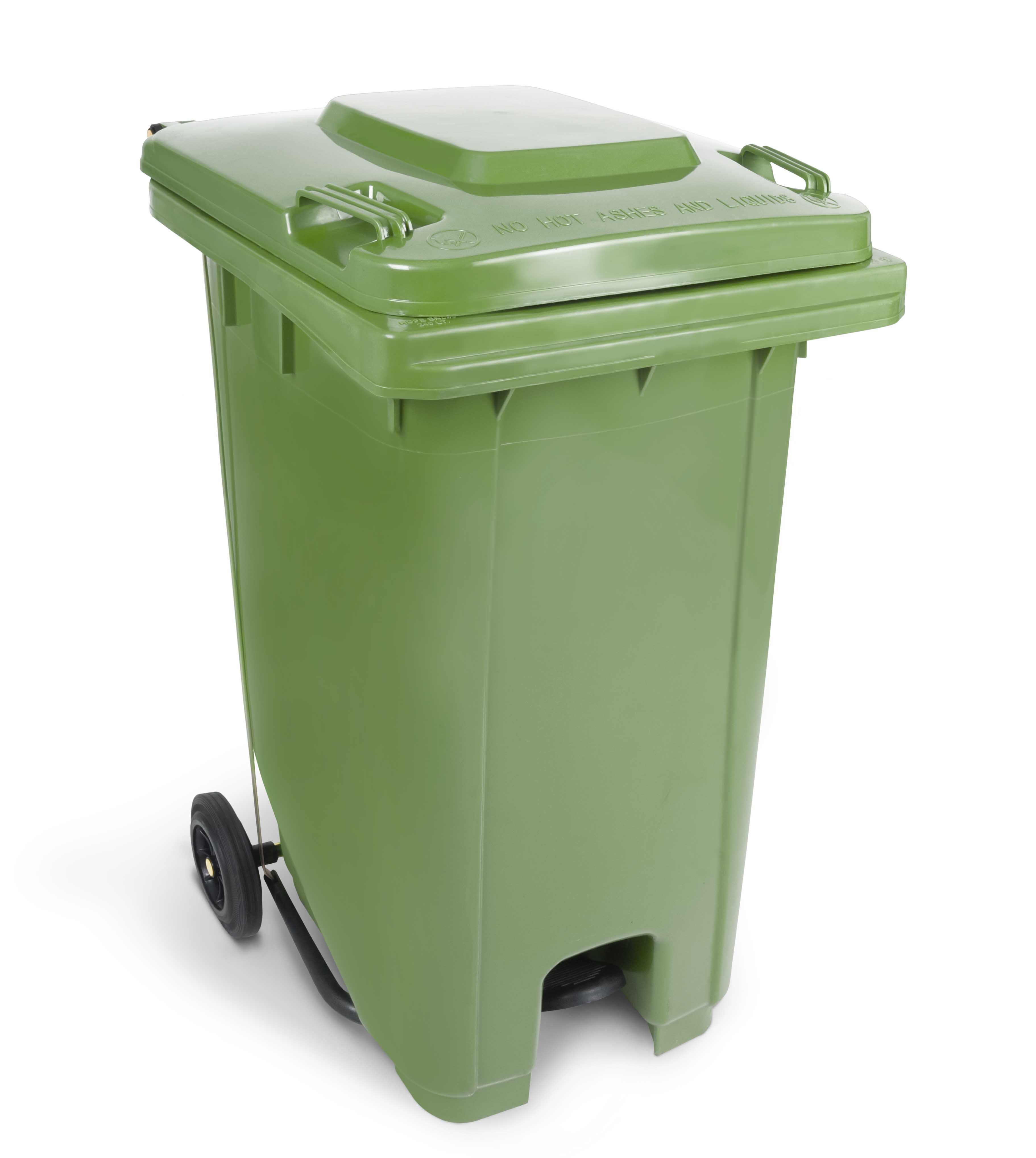 Recilock - Basurero Con Pedal Central 240 Litros - Verde