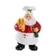 thumbnail image 3 of Estatua De Papá Noel, Chef, Colección De Adornos De Escritorio Para Mueble Festivo Con Pan., 3 of 5