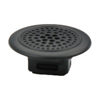 Magideal - Cubierta De Micrófono De Techo Embellecedor De Audio Marco Decorativo Panel De Cúpula Tapa Protectora De Pp Duradero Adecuado Para Modificación Y Bric Convexo Negro