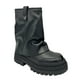 thumbnail image 2 of Botin color negro para mujer con plataforma ancha y caña, 2 of 5