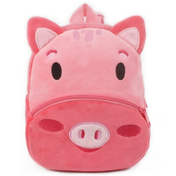 Baby Girls Backpack Kids Cute Plush Backpacks Children School Bags 3D Cartoon Animal Book Bag for Boy Girl Mini Toddler Bag 0-4Y