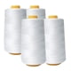 thumbnail image 1 of Hilo de coser AK TRADING CO. 4 unidades de 6000 yardas, blanco, 1 of 8