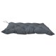 thumbnail image 4 of Cojín Impermeable Para Silla De Columpio Asiento De Exterior Gris Oscuro 120x50x10cm, 4 of 5