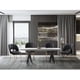 thumbnail image 2 of Silla de comedor moderna tapizada en gris TOV Furniture Swell, 2 of 6