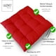 thumbnail image 2 of Juego de 4 cojines para silla rojos (40x40x6 cm) - cojines de asiento para sillas de jardín, sillas de cocina o comedor - cojines de silla cómodos, 2 of 7