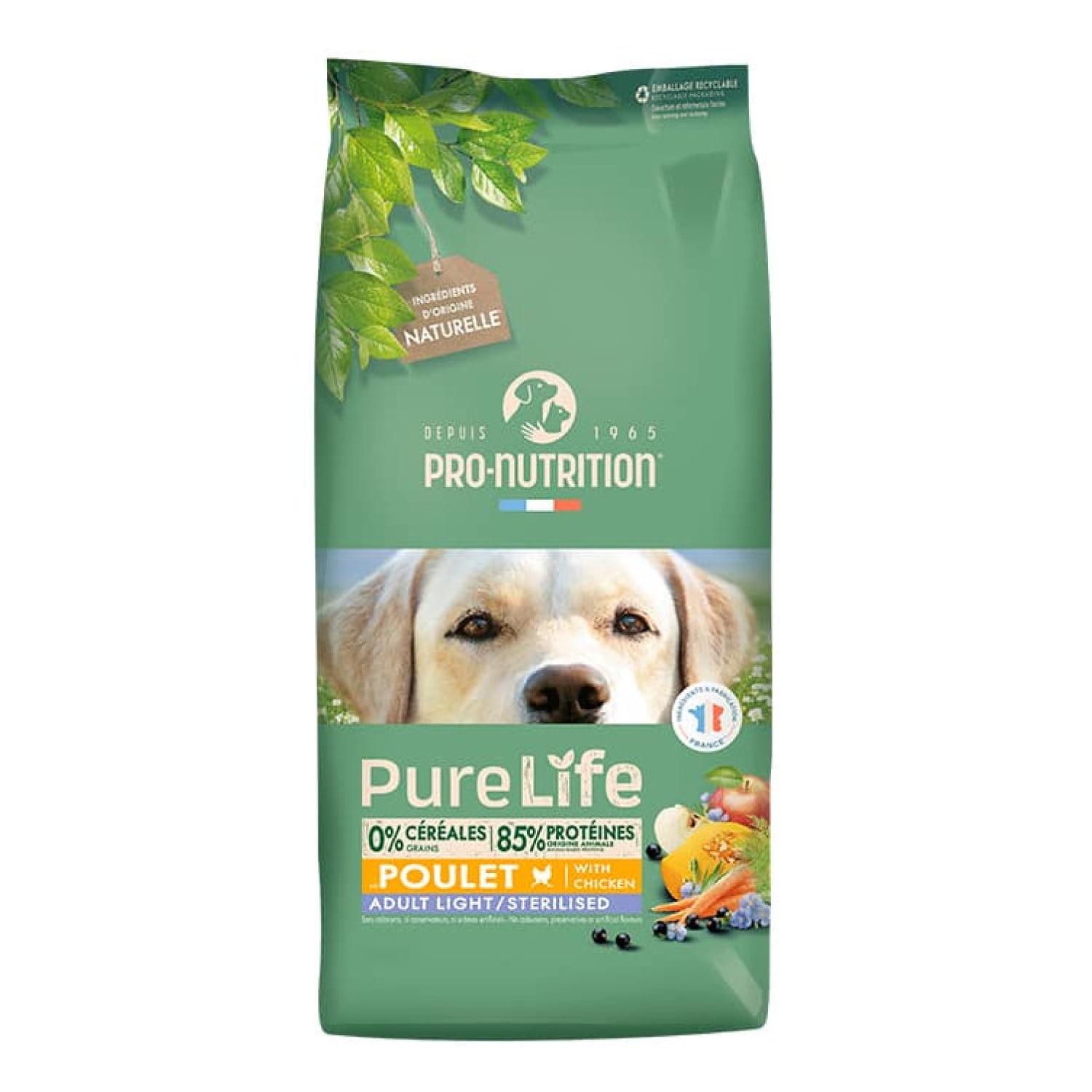 Alimento Pure Life Light Sterilized Perro 12 Kg
