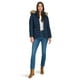 thumbnail image 1 of Chaqueta Tommy Hilfiger con ribetes de piel sintética, corta y acolchada, azul marino, 1 of 2