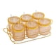 thumbnail image 3 of Contenedores De Especias Con Tapas Cuchara Y Organizador De Soporte Para Suministros De Cocina Marrón 6 Cuadrícula, 3 of 5