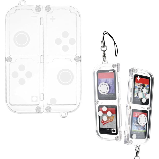Estuche de almacenamiento magnético para Switch/2/Lite/OLED, soporte duro portátil de acrílico con compartimentos desmontables para tarjetas de juego y tarjetas de memoria