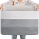 thumbnail image 1 of Cesta de almacenamiento OIAHOMY Cotton Rope 108L, gris degradado, 1 of 7