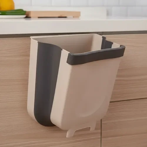 Basurero Plegable Multiusos Color Blanco