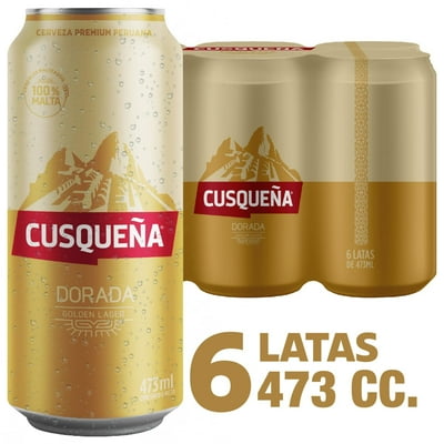 Cerveza Lager 4.8° Pack Lata 6 Un Cusqueña