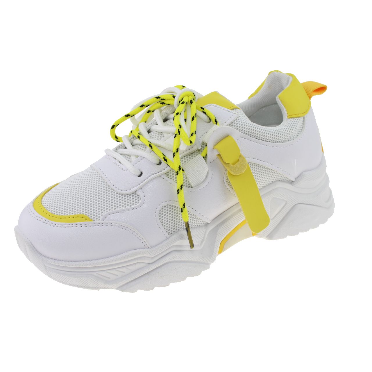 Zapatilla Blanco/Amarillo Vía Franca