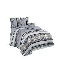 Genérico - Cubrecama Quilt De Verano King Gris 03