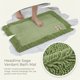 thumbnail image 2 of Alfombras de Baño REGALWOVEN Chenille Antideslizante Alfombra de Baño Ultra Suave Absorbente Alfombra de Ducha Verde 24" x 16", 2 of 7
