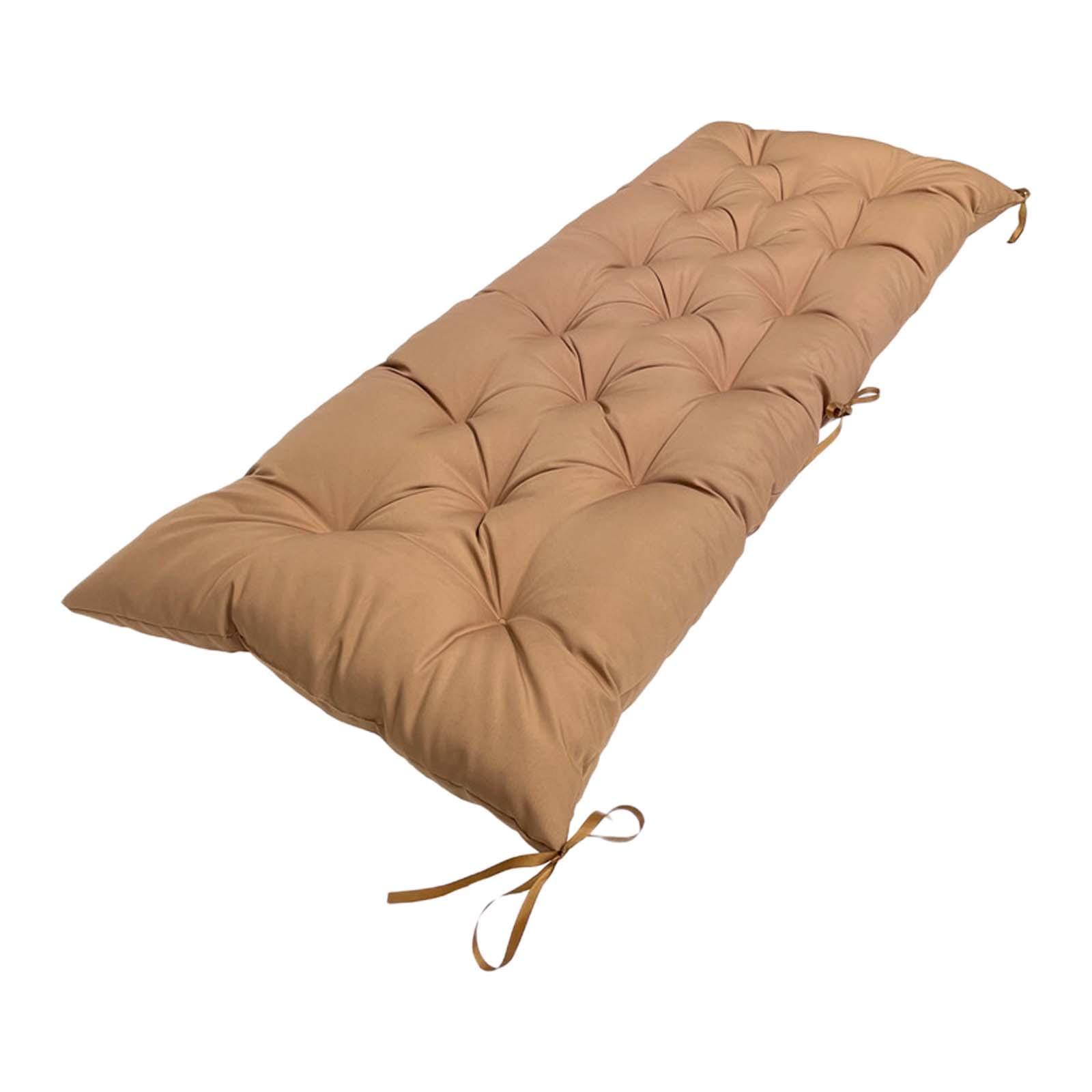 Ioensy - Cojín De Patio, Cojín De Asiento Para Tumbona, Para Banco, Muebles De Exterior, Balancines De Porche, Color Caqui