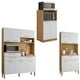 thumbnail image 1 of Combo Mueble para Microondas Orion, Mueble de Cocina Kris y Kit 8 Puertas Kit Orion K020408, 1 of 9