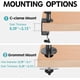 thumbnail image 3 of Brazo Soporte Pantalla Doble Monitor Base Ajuste 360° 10-32, 3 of 7