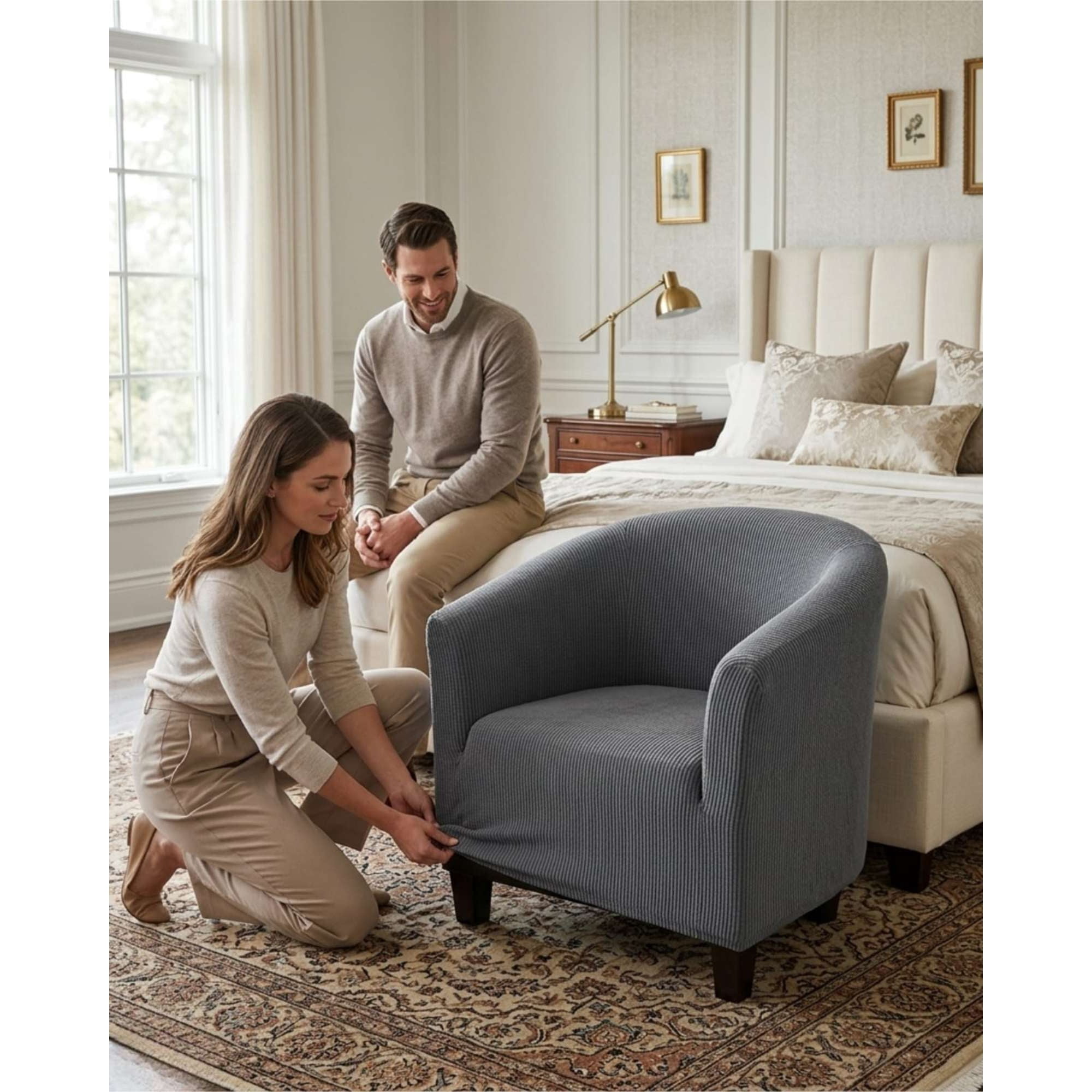Myl Todo Hogar - Funda Para Poltrona Elástica Y Ajustable Protector De Sillón Premium