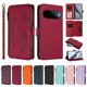 thumbnail image 3 of Funda Cartera Mariposa para [Google Pixel 11] con Soporte y Cremallera Rojo, 3 of 6