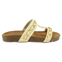 Sandalia Kanna & Co Cadenas Amarilla