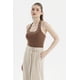 thumbnail image 2 of Polera Mujer Cuello Halter Café Oscuro, 2 of 4