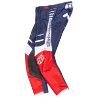 Pantalón De Moto Troy Lee Designs Gp Pro Blends Azul Marino Y Naranja