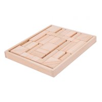 Bothyi - 37X Sólidos Geométricos De Madera Educativos A Partir De 3 Años Bloques De Formas 3D De Superficie Lisa