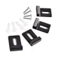 thumbnail image 2 of 4 Piezas Clips De Espejo De Acero Inoxidable Clips De Retención Pesados Para Montaje En Pared Negro L, 2 of 5