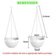 thumbnail image 4 of Juego De 9 Macetas Colgantes Blancas De 20 Cm, 4 of 7