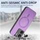 thumbnail image 2 of Magnetic Slim Case for Xiaomi Redmi 13C with Camera Guard & Anti-Scratch Back Purple, 2 of 5
