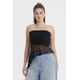 thumbnail image 1 of Polera Mujer Strapless Encaje Negro, 1 of 4