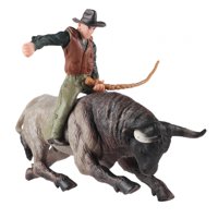 Bothyi - Modelo De Granja De Simulación Coleccionable Para Diseño De Jardín De Hadas, Modelo De Arquitectura, Ataque De Vaca Gris