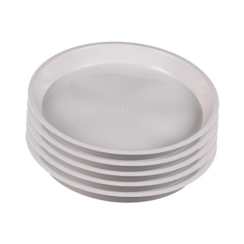 Ioensy - 5 Platillos Redondos Para Plantas, Bandejas De Goteo De Agua Para Uso Doméstico, Para Plantas De Interior Y Exterior, Tamaño L